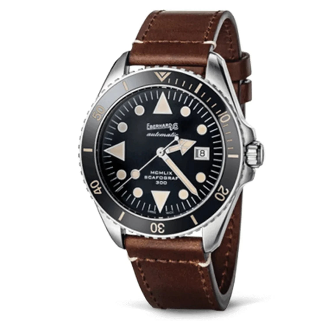 Eberhard & Co. Scafograf Manual Winding Black 43mm