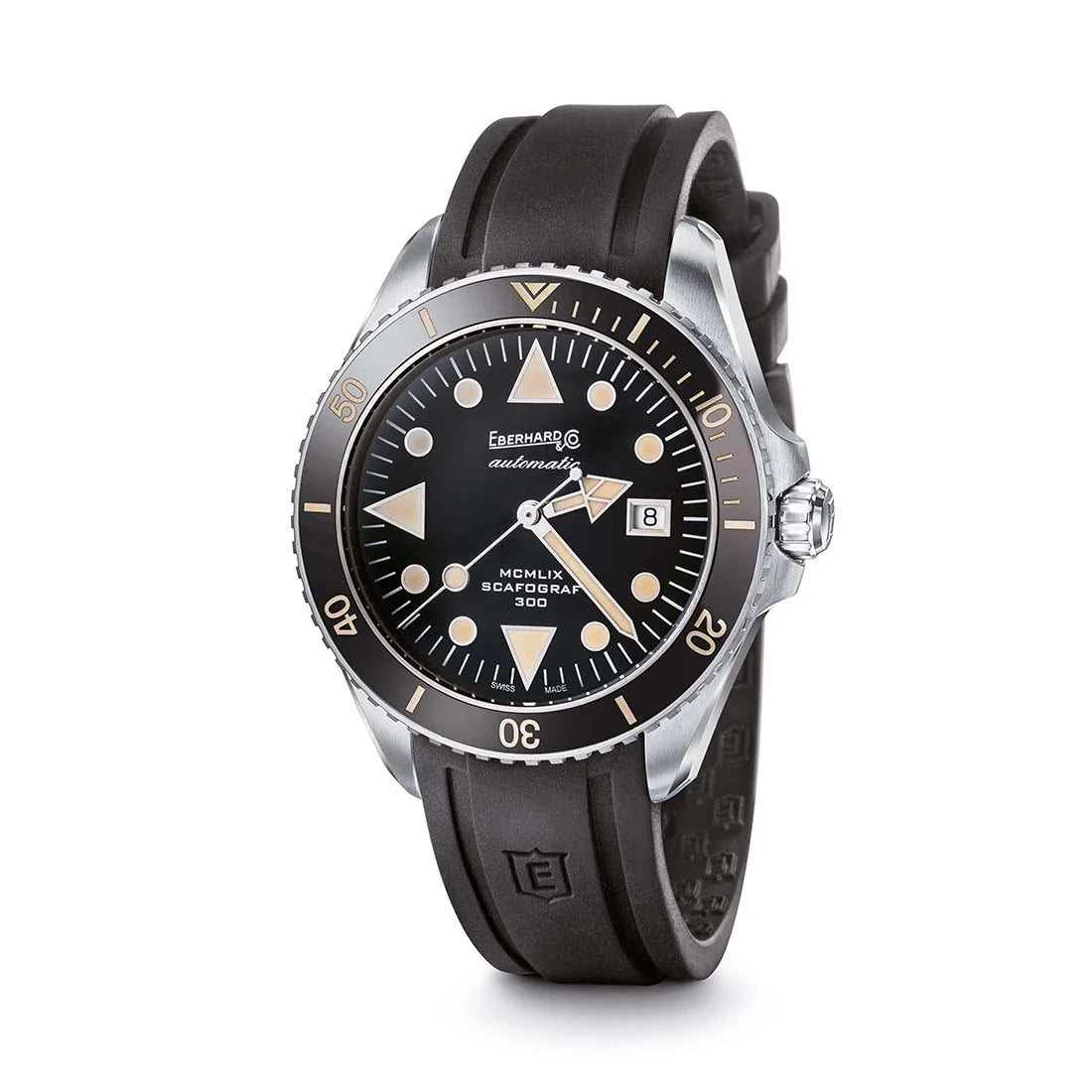 Eberhard & Co. Scafograf Manual Winding Black 43mm