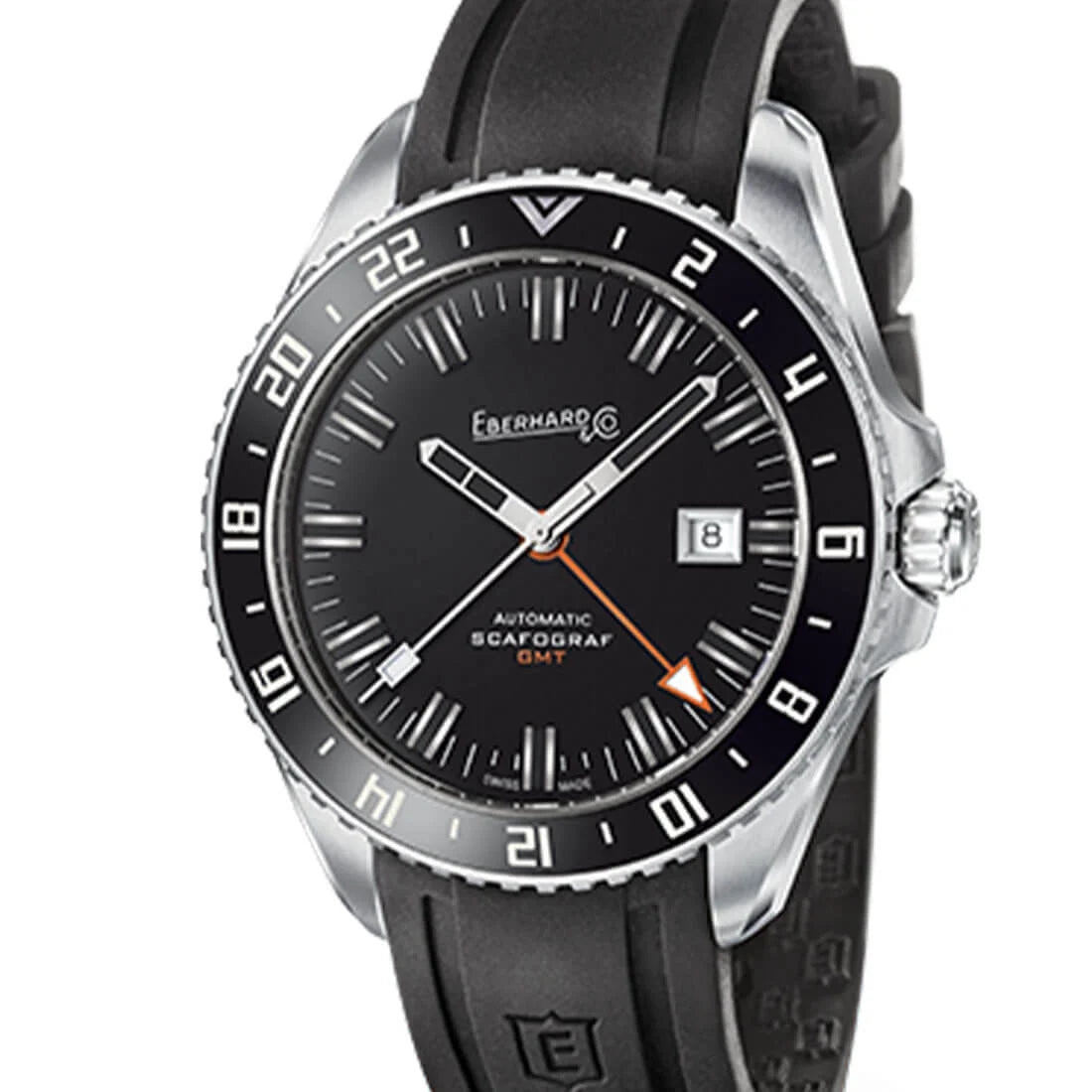 Eberhard & Co. Scafograf Automatic Zwart 43 mm