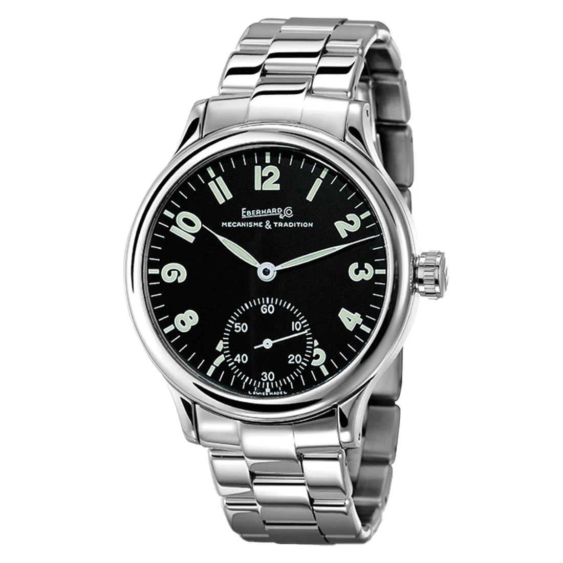 Eberhard & Co. Traversetolo Manual Winding Black 43mm