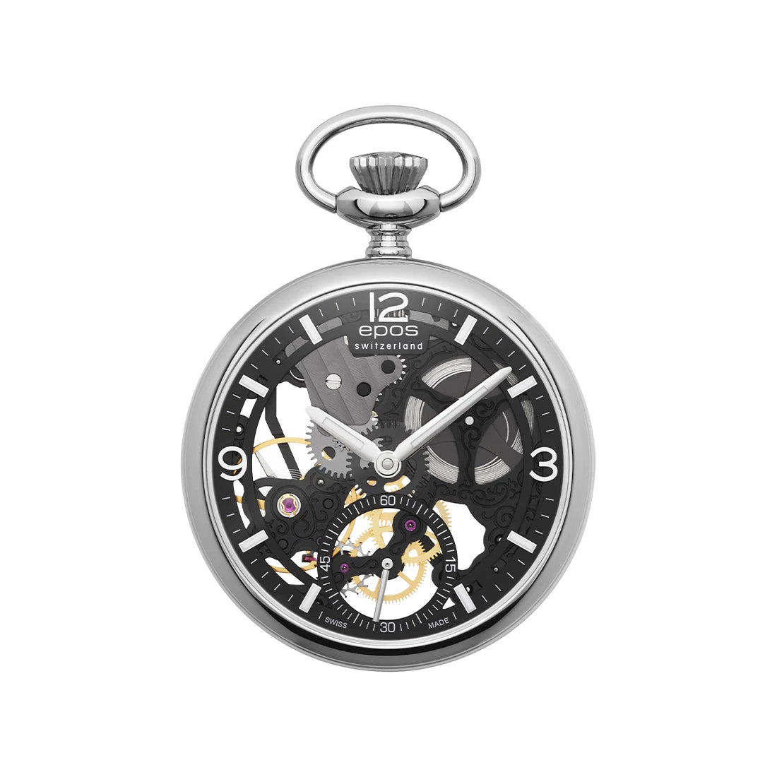 Montres de poche EPOS 2003 SK Remontage Manuel Noir