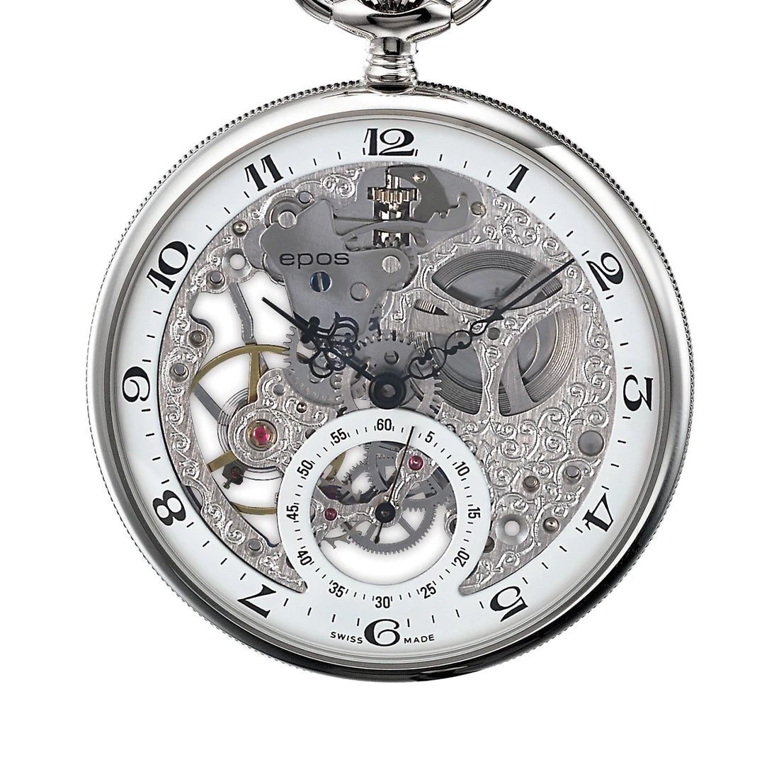 Montres de poche EPOS 2121 SK Remontage Manuel Blanc ,5 mm