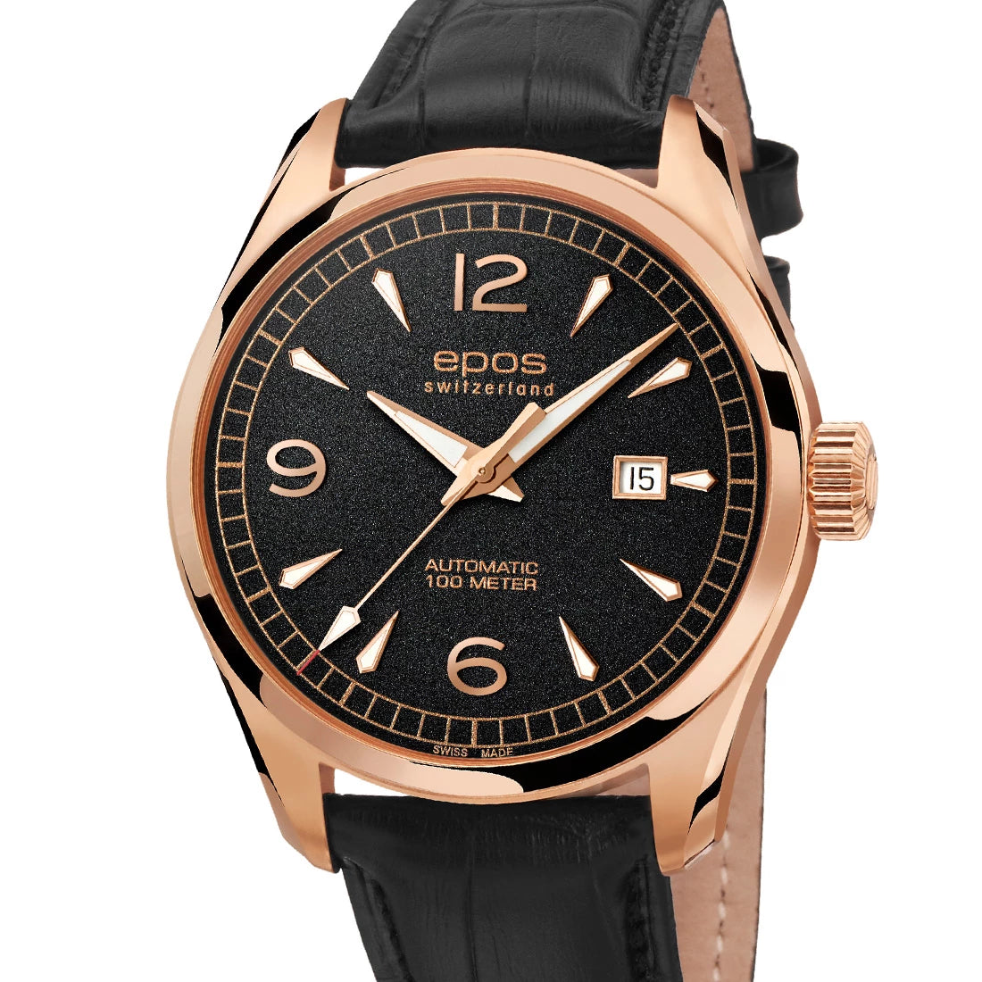 EPOS Timeless 3401 Automatic Black 43mm