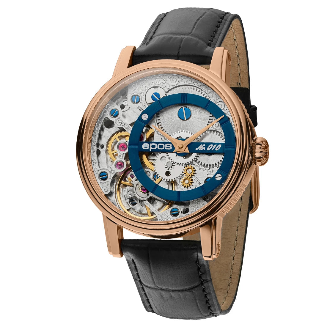 EPOS Artistry 3435 Verso 1 LE Handopwinding Blauw 43,5 mm