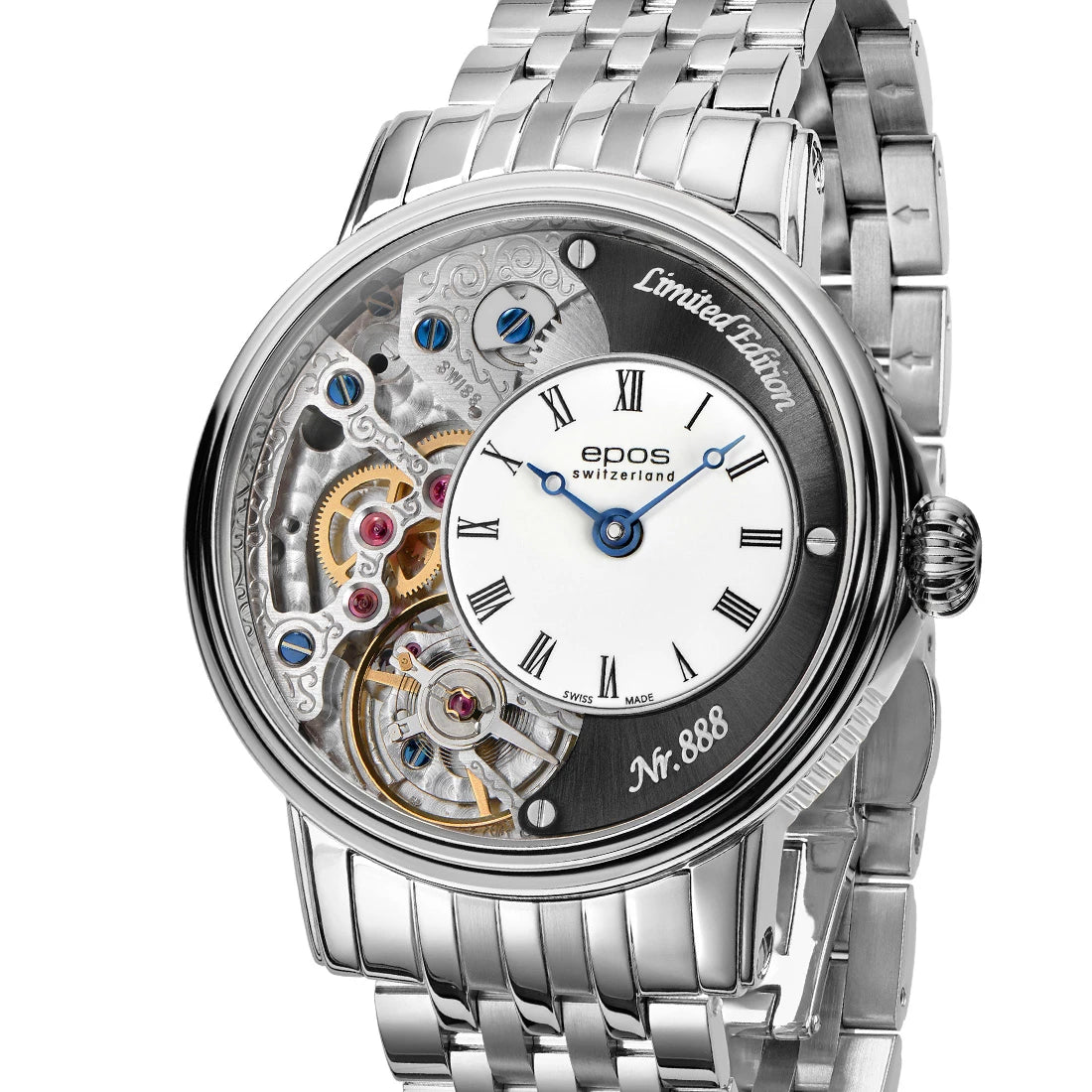 EPOS Artistry 3435 Verso 2 LE Handopwindbaar Skelethorloge 43,5 mm