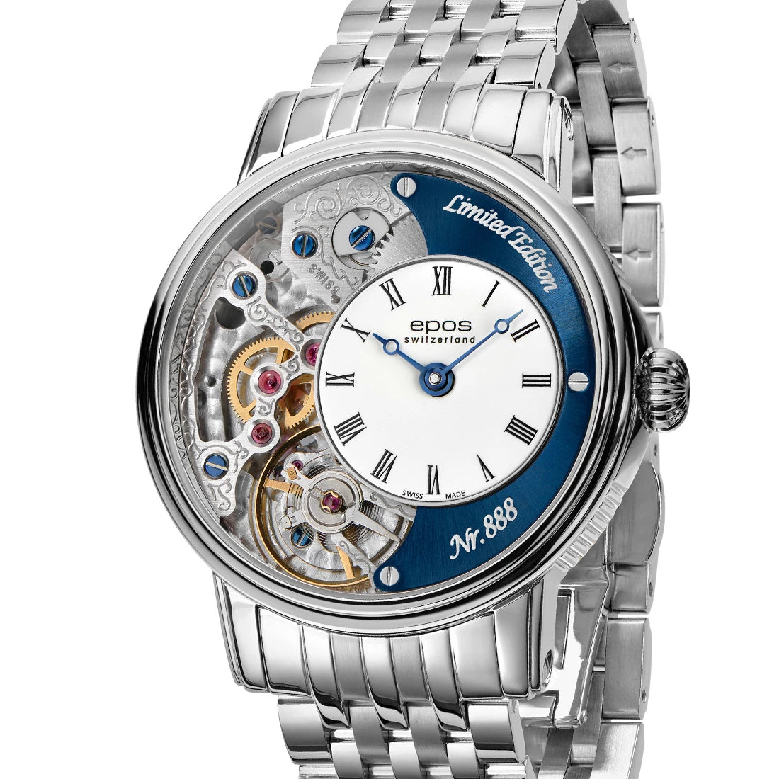 EPOS Artistry 3435 Verso 2 LE Handopwindbaar Skelethorloge 43,5 mm