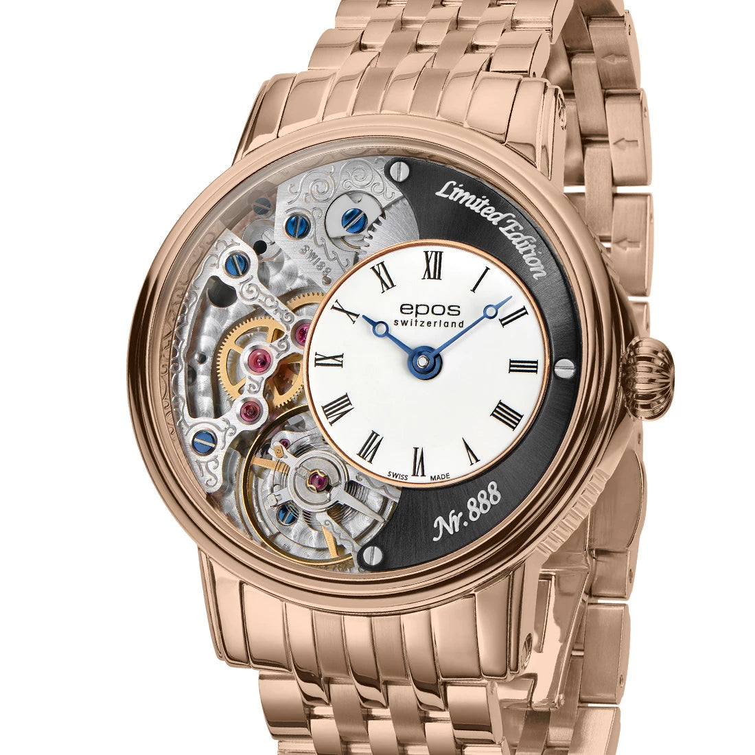 EPOS Artistry 3435 Verso 2 LE Handopwindbaar Skelethorloge 43,5 mm