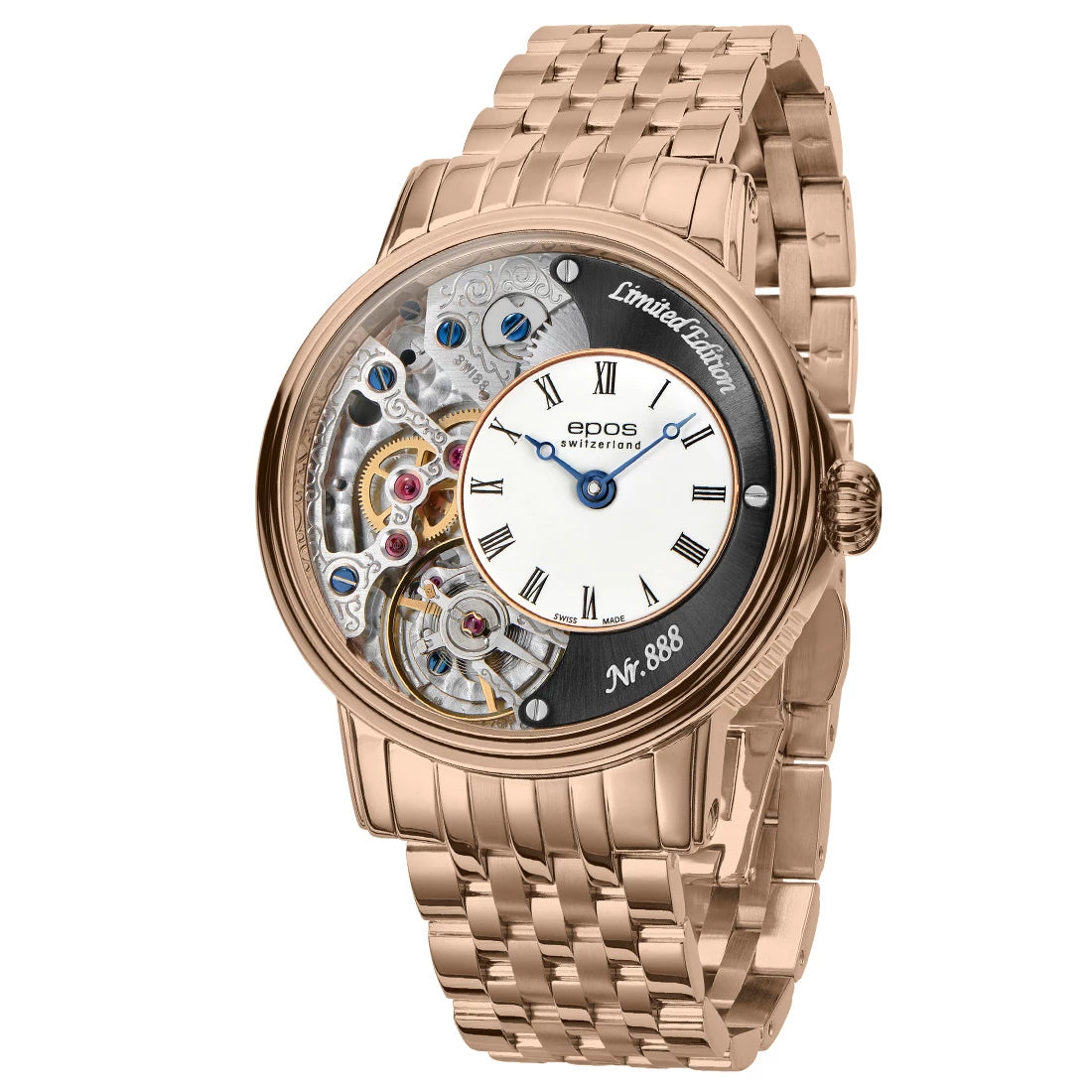 EPOS Artistry 3435 Verso 2 LE Handopwindbaar Skelethorloge 43,5 mm