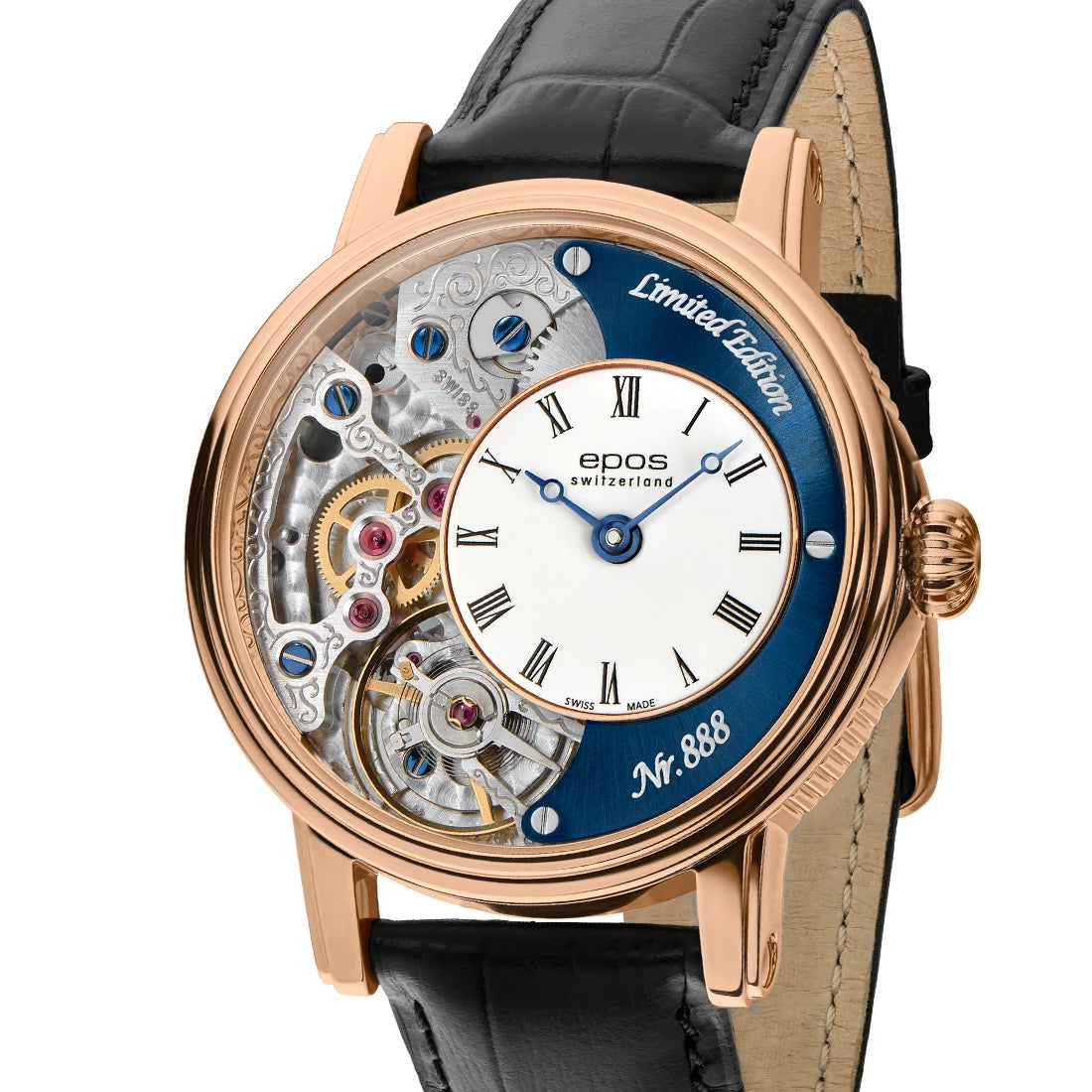 EPOS Artistry 3435 Verso 2 LE Handopwindbaar Skelethorloge 43,5 mm