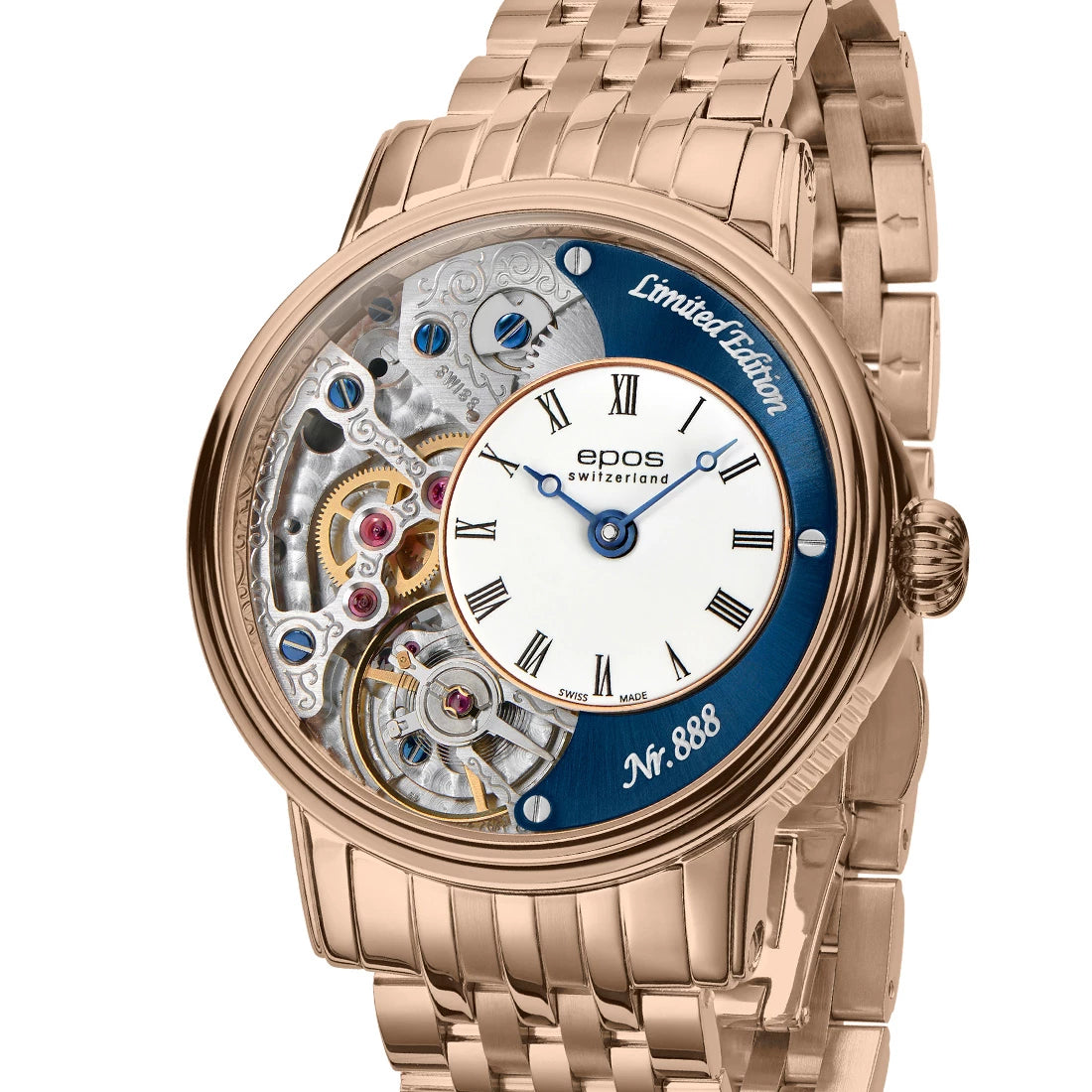 EPOS Artistry 3435 Verso 2 LE Handopwindbaar Skelethorloge 43,5 mm