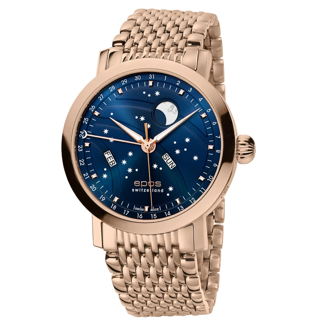 EPOS Artistry 3440 BM Automatic Blauw 42 mm