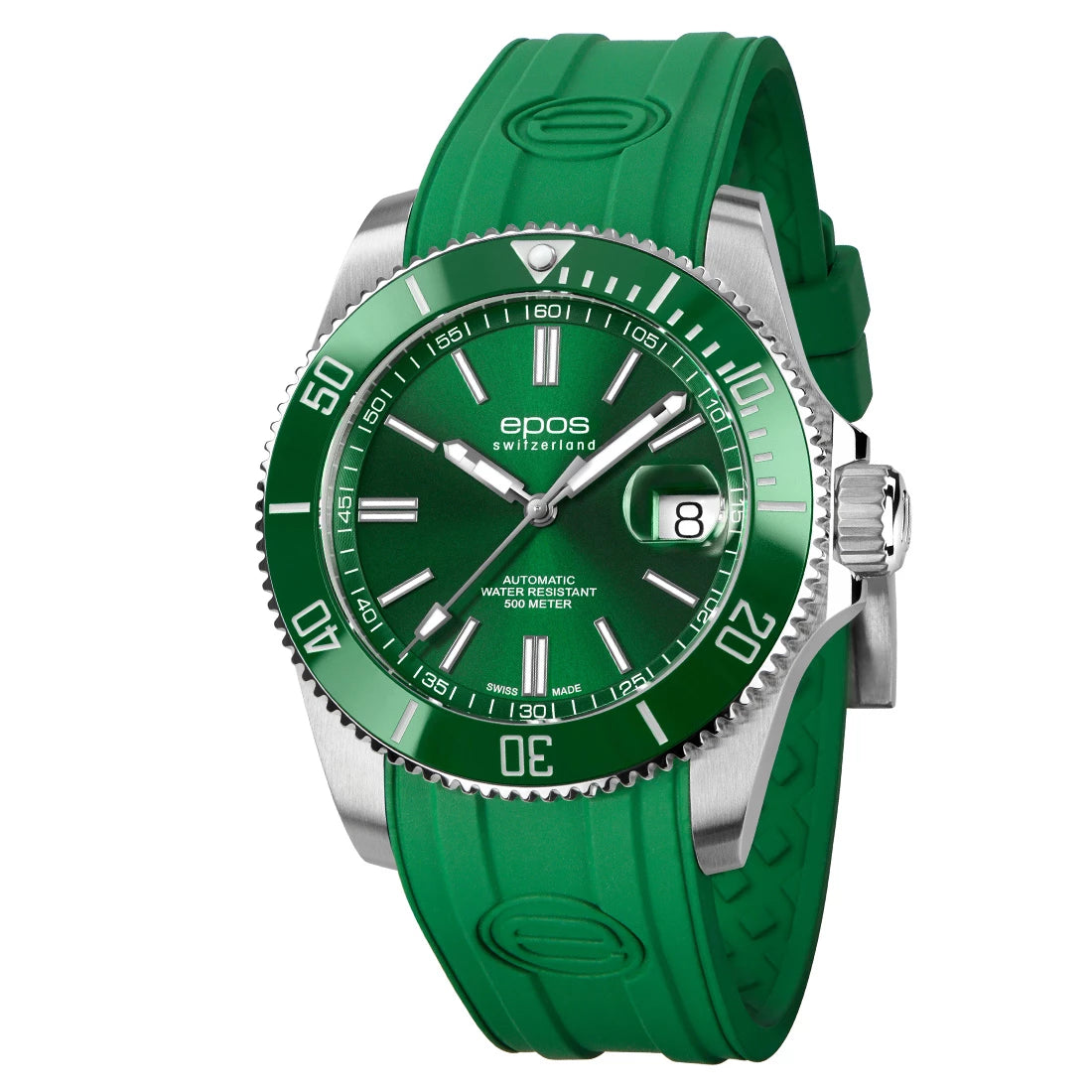 EPOS Sport 3504 Diver Automatique Vert ,5 mm