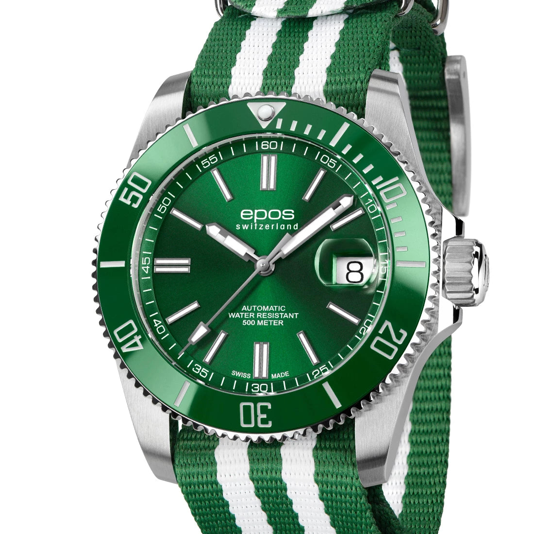 EPOS Sport 3504 Diver Automatique Vert ,5 mm