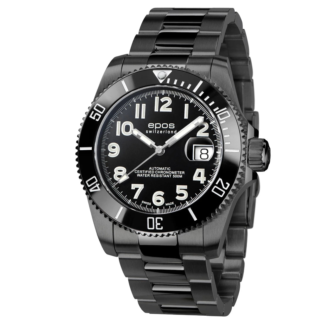 EPOS Sport 3504 Diver COSC LE Automatique Noir ,5 mm