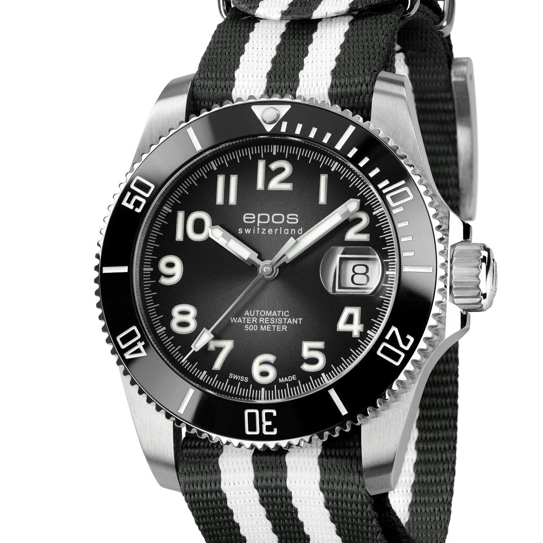 EPOS Sport 3504 Diver Titanium Automatique Noir ,5 mm