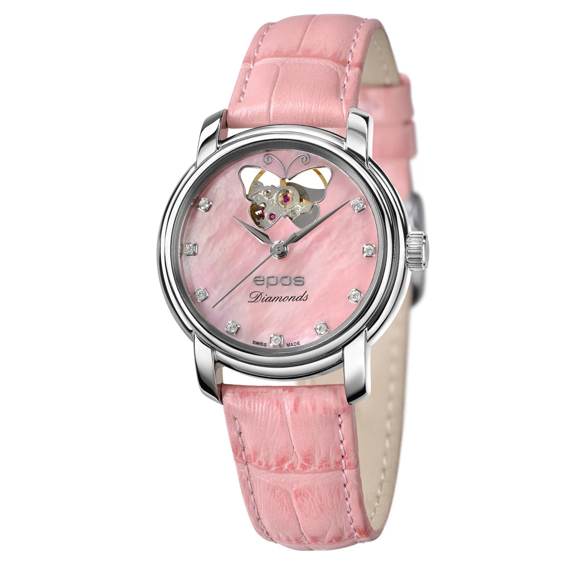 EPOS Timeless 4314 OH Diamond Automatic Pink 32mm