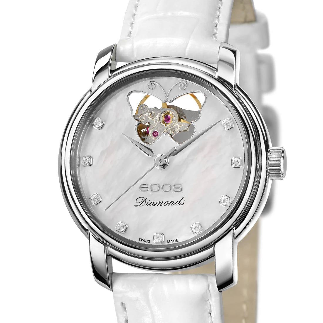 EPOS Timeless 4314 OH Diamond Automatic White 32mm