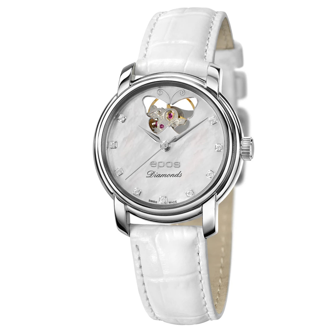 EPOS Timeless 4314 OH Diamond Automatic White 32mm