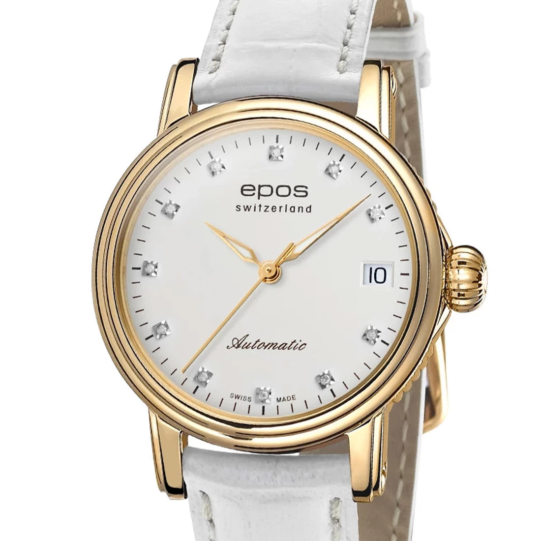 EPOS Timeless 4390 Diamond Automatic Silver 34mm