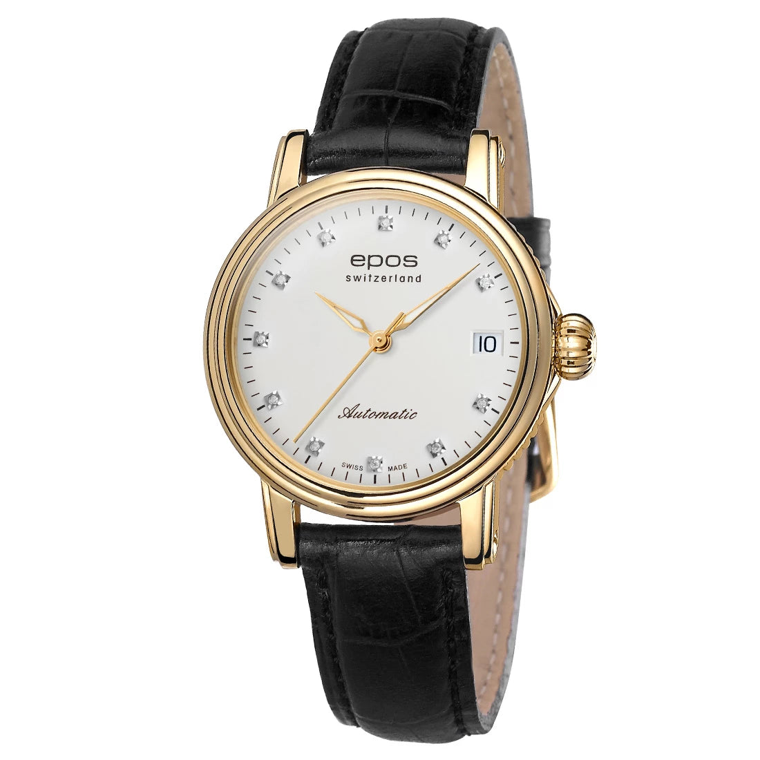 EPOS Timeless 4390 Diamond Automatic Silver 34mm