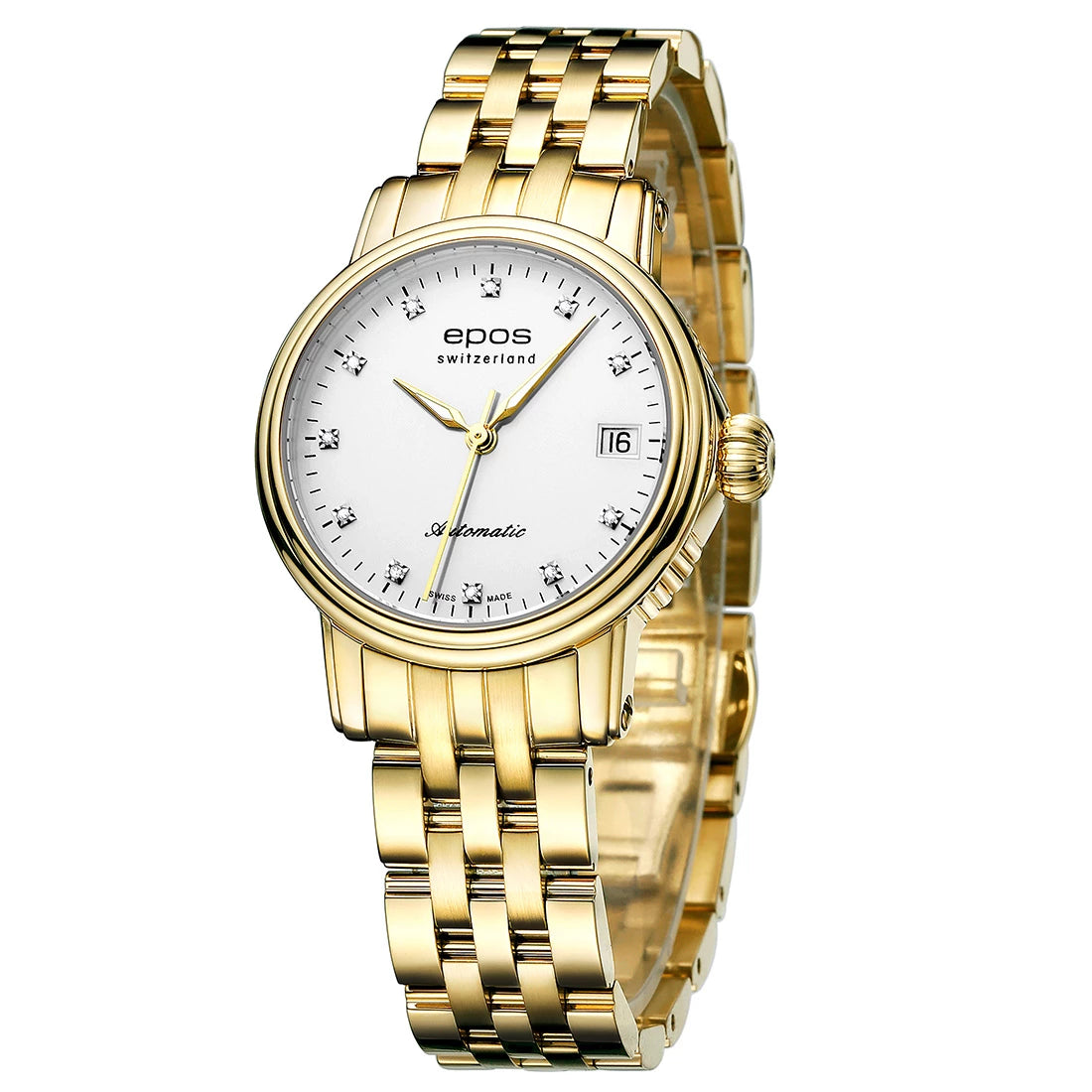 EPOS Timeless 4390 Diamond Automatic Silver 34mm