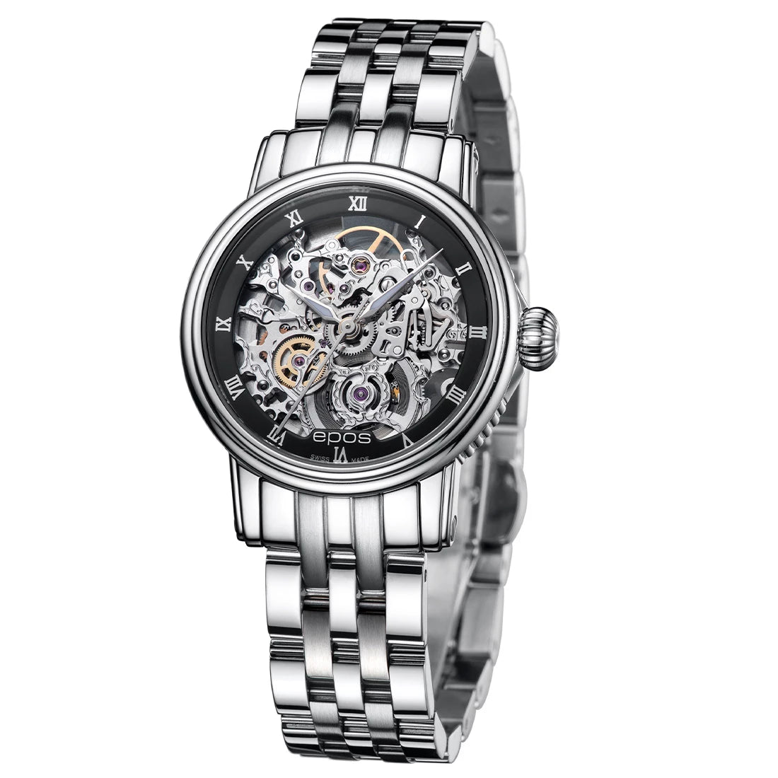 EPOS Timeless 4390 SK Automatic Black 34mm