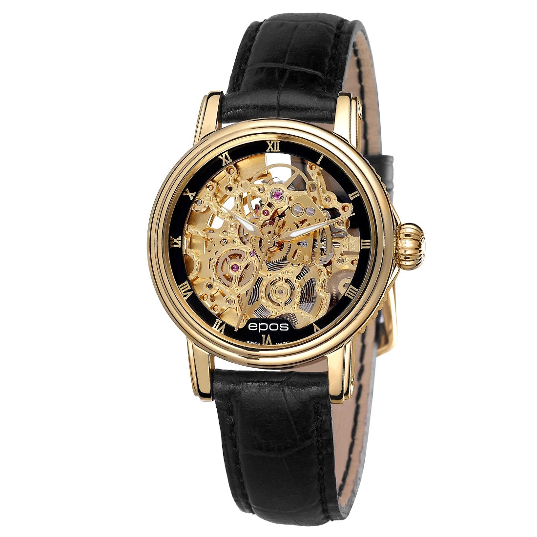 EPOS Timeless 4390 SK Automatic Black 34mm