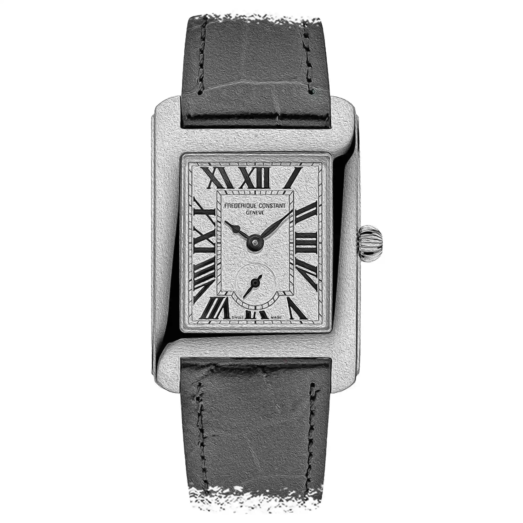 Frederique Constant Classics Carree Quartz Wit 36 mm