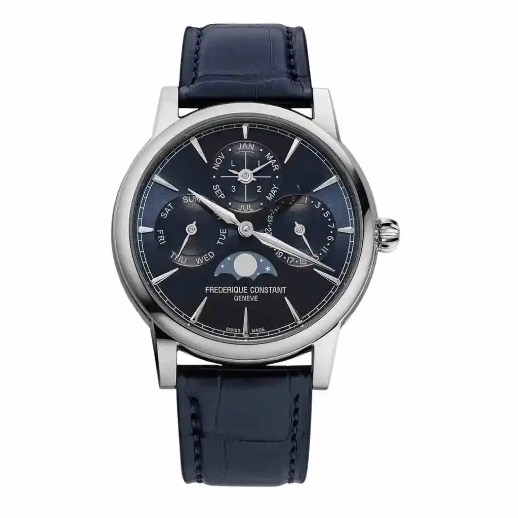 Frederique Constant Classic FC-776N3H6 – 40mm mit blauem Zifferblatt und Edelstahlgehäuse ( 40mm )