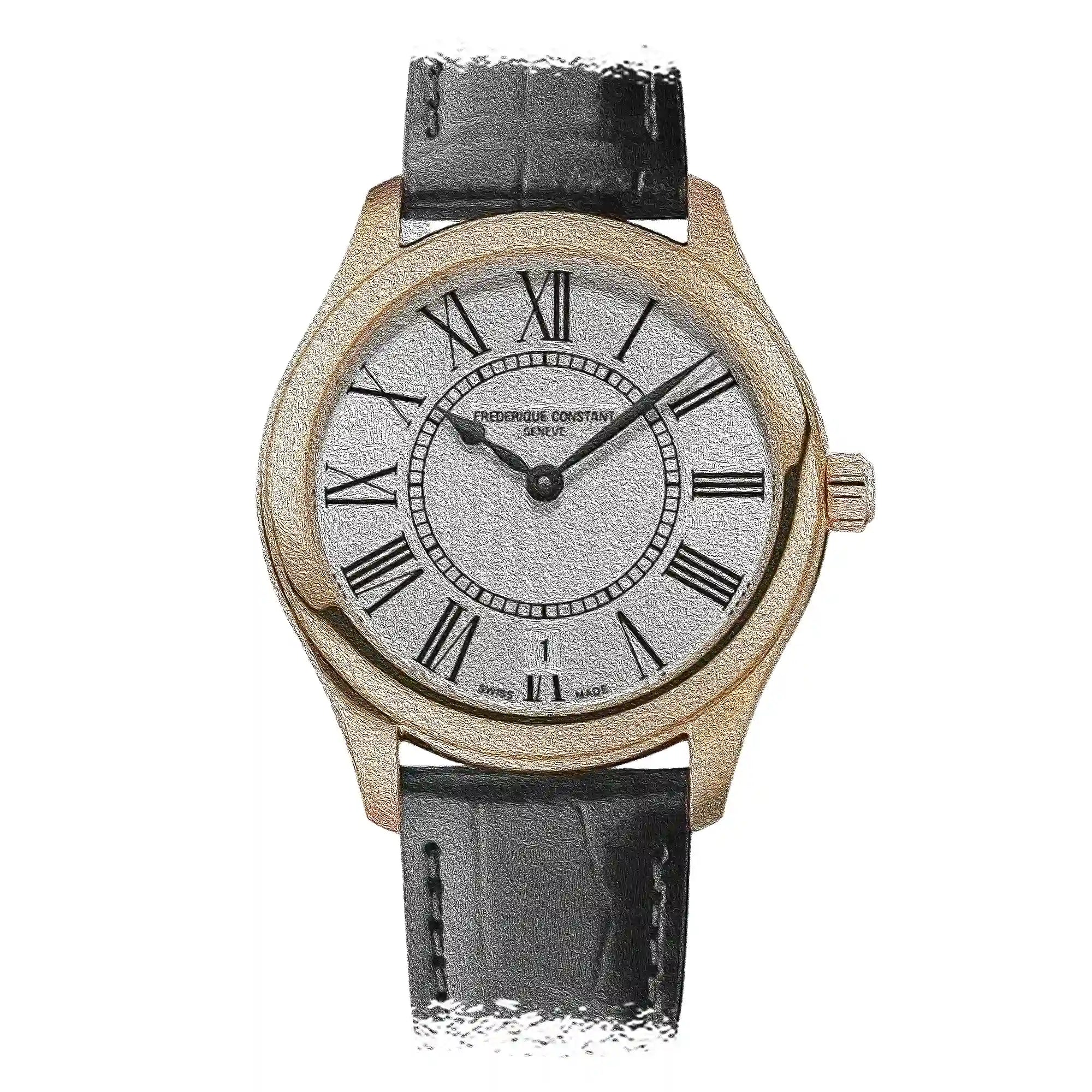 Frederique Constant Classics Quarz Silber