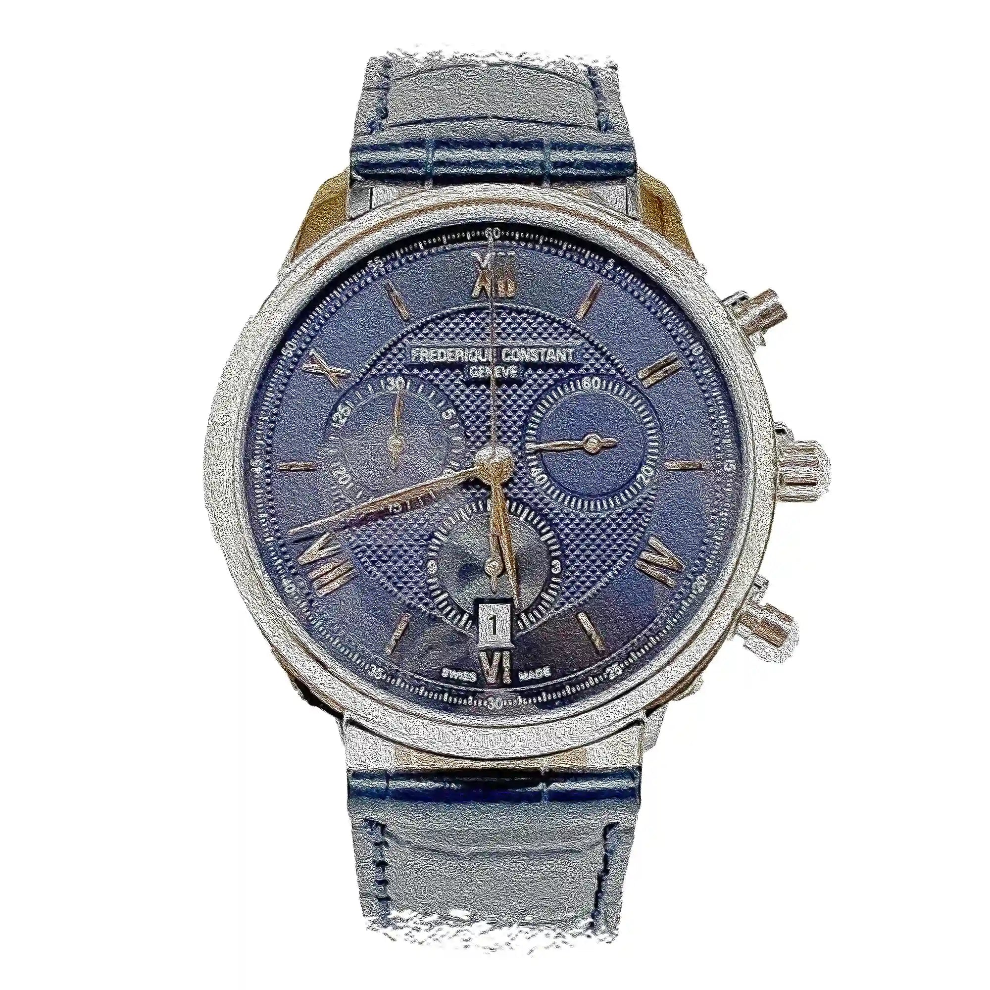 Frederique Constant Classics Quartz Blue 40mm