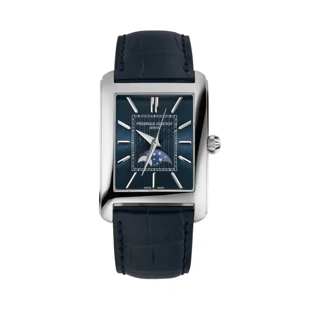 Frederique Constant Classics FC-333N4C6 – Uhr mit blauem Zifferblatt und Edelstahlgehäuse (33 mm)