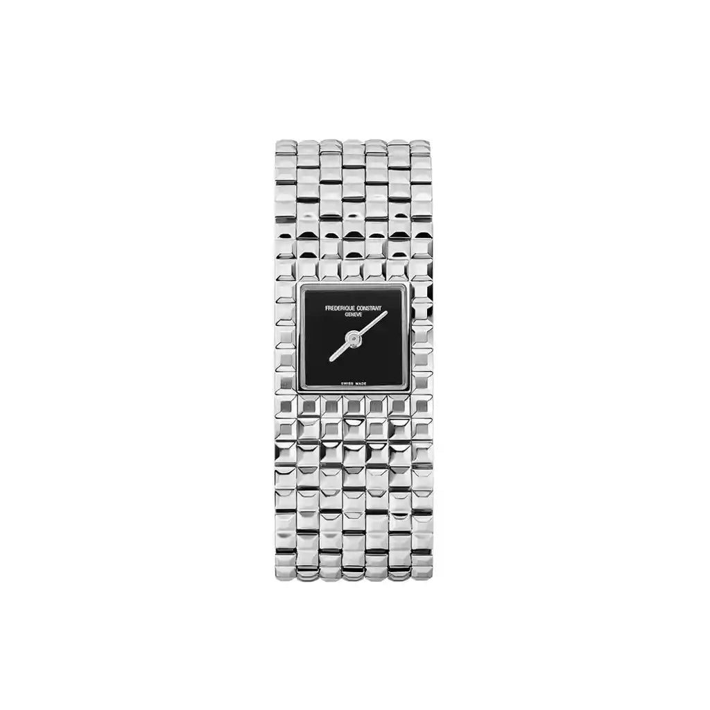 Frederique Constant Classics FC-200ONB1MC6B Uhr mit Schwarz , Edelstahl, 25,70 x 20,00 mm