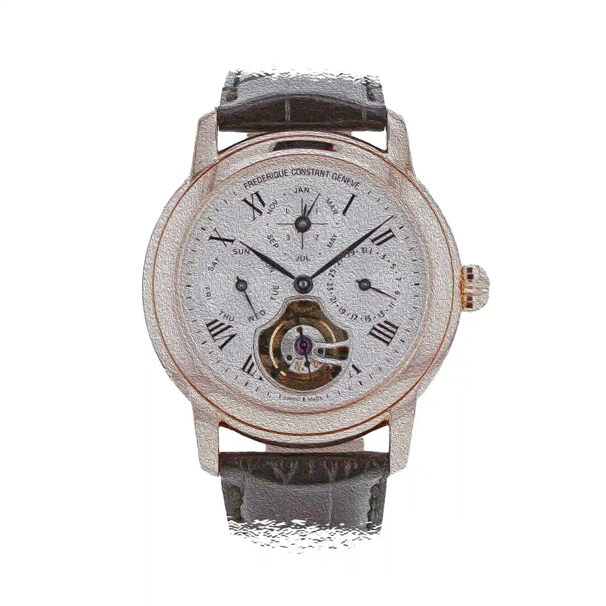 Frederique Constant Classic Tourbillon Automatik Automatik Silber 