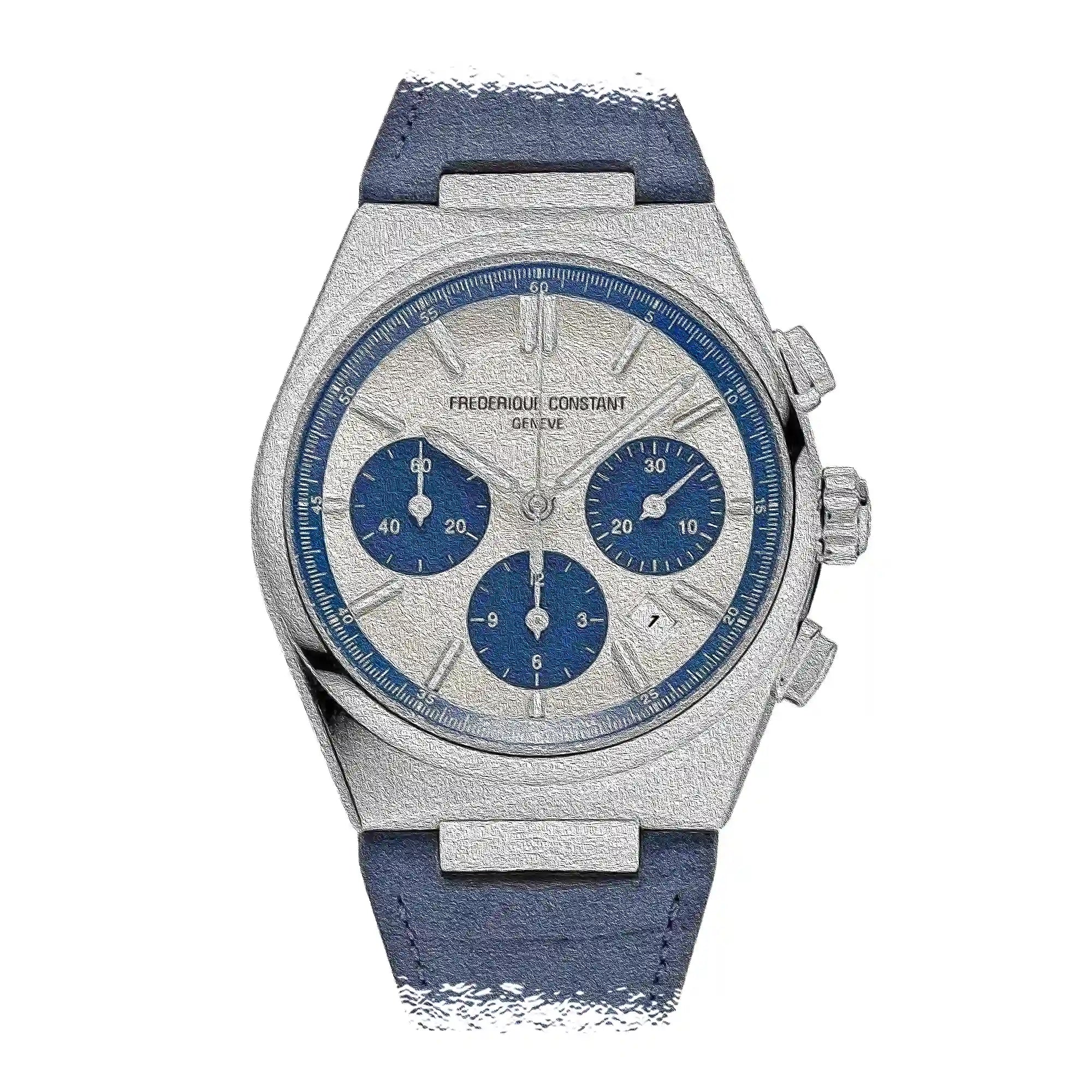 Frederique Constant Highlife Chronograph Automatik ,Weiß 