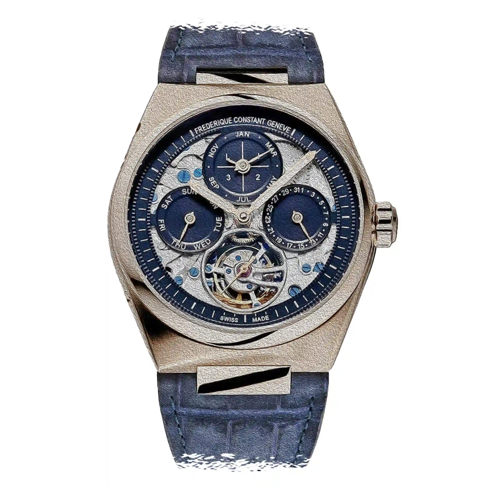 Frederique Constant Manufacture Automatic Blue 41mm