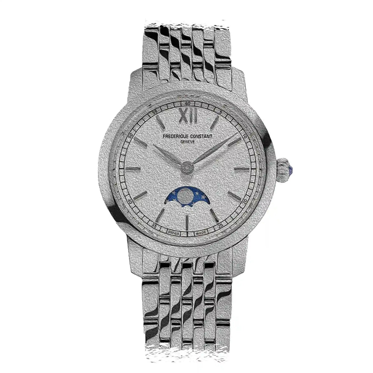 Buy Frederique Constant Slimline FC-206SW1S6B | Free Shipping