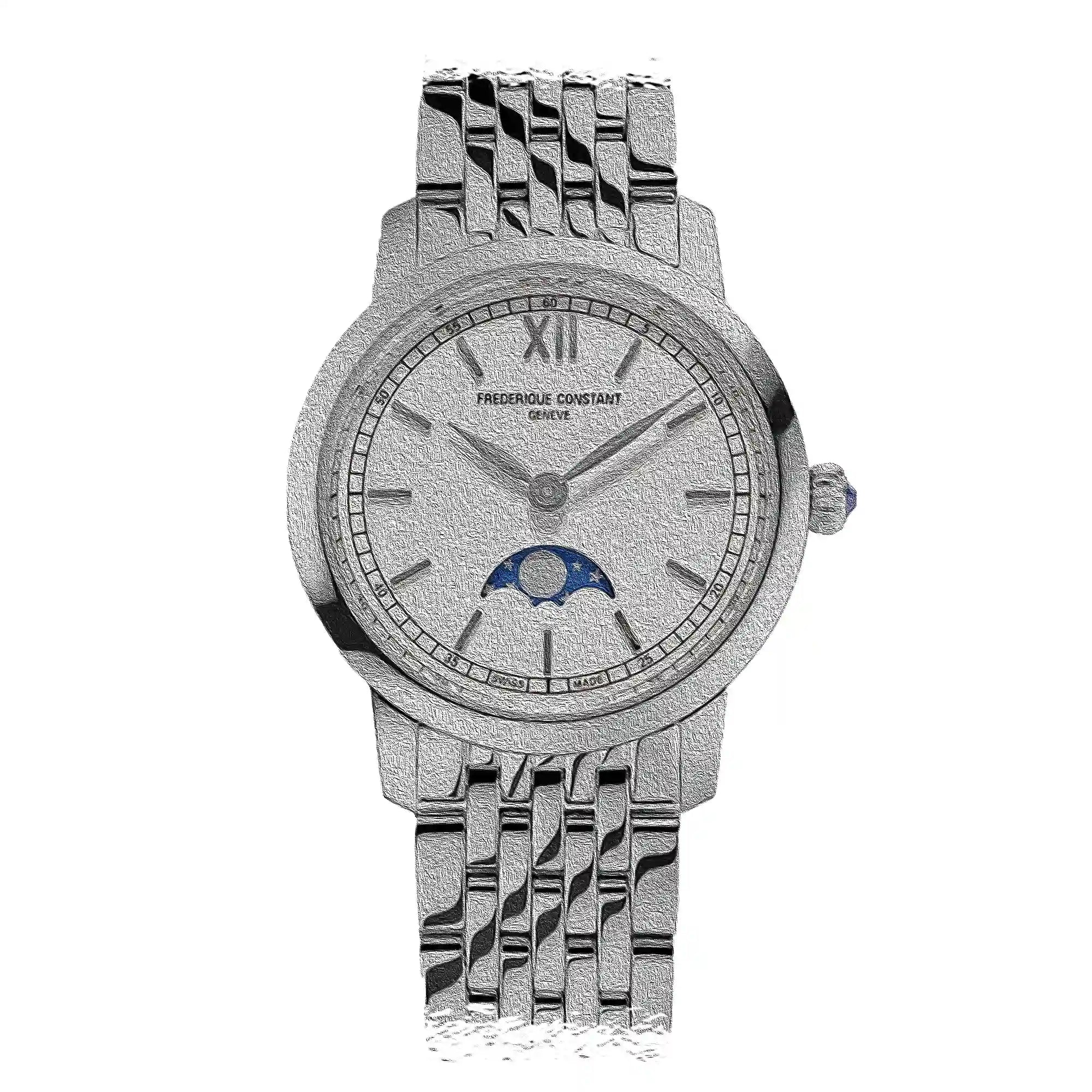 Frederique Constant Slimline Quarz Silber