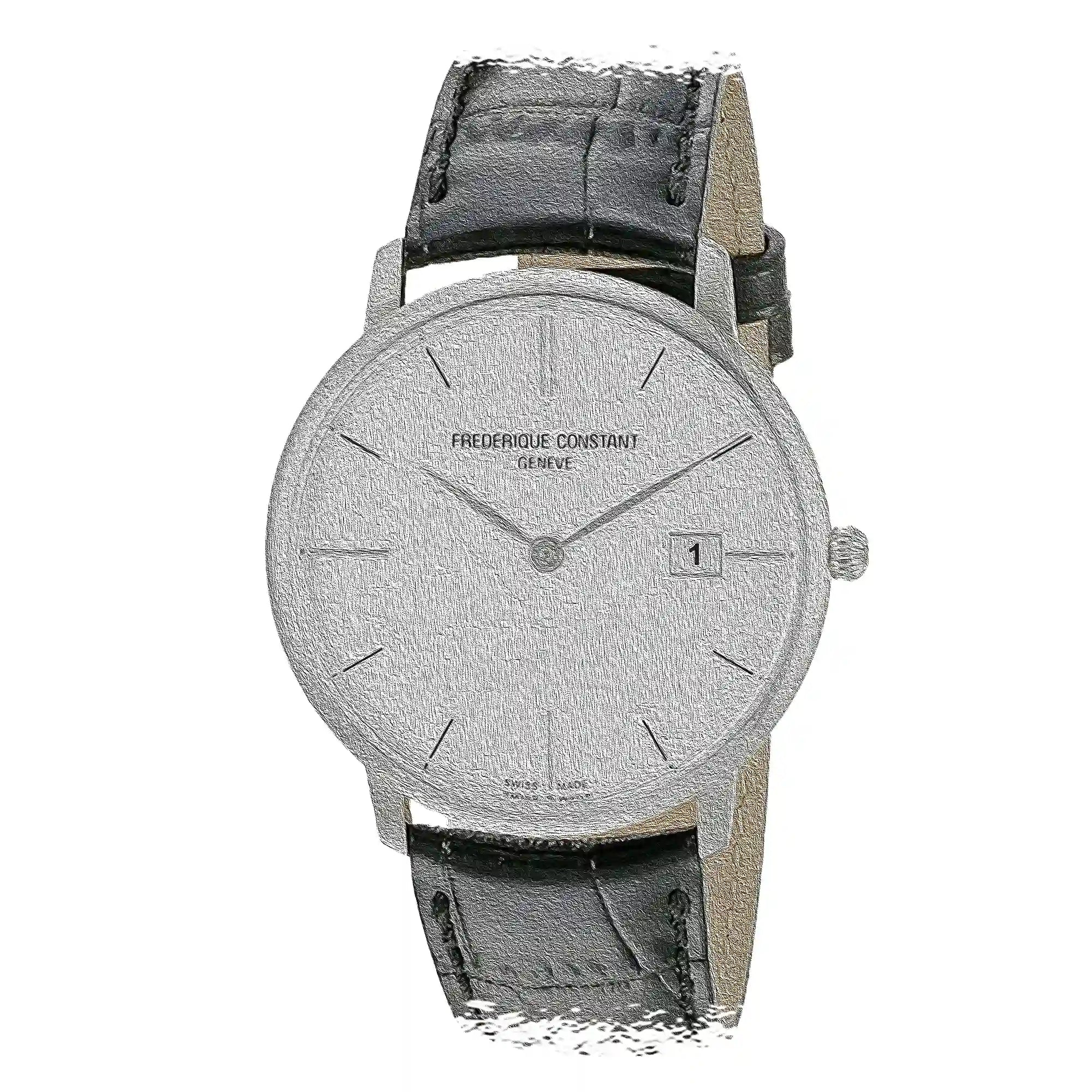 Frederique Constant Slimline Quarz Silber