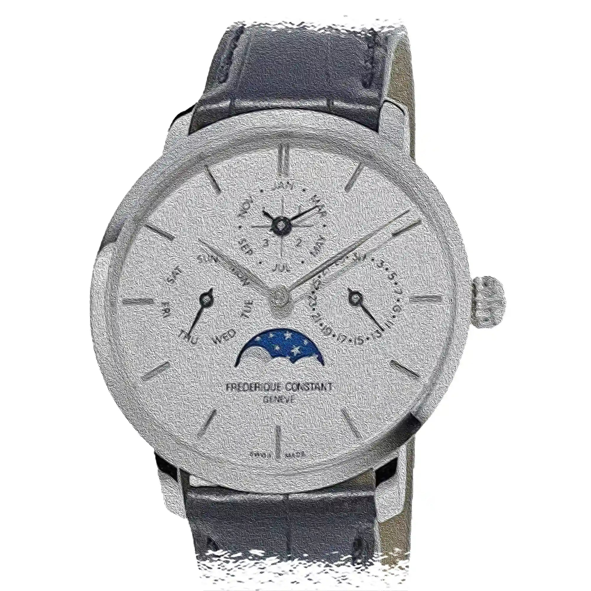 Frederique Constant Slimline Automatik Silber