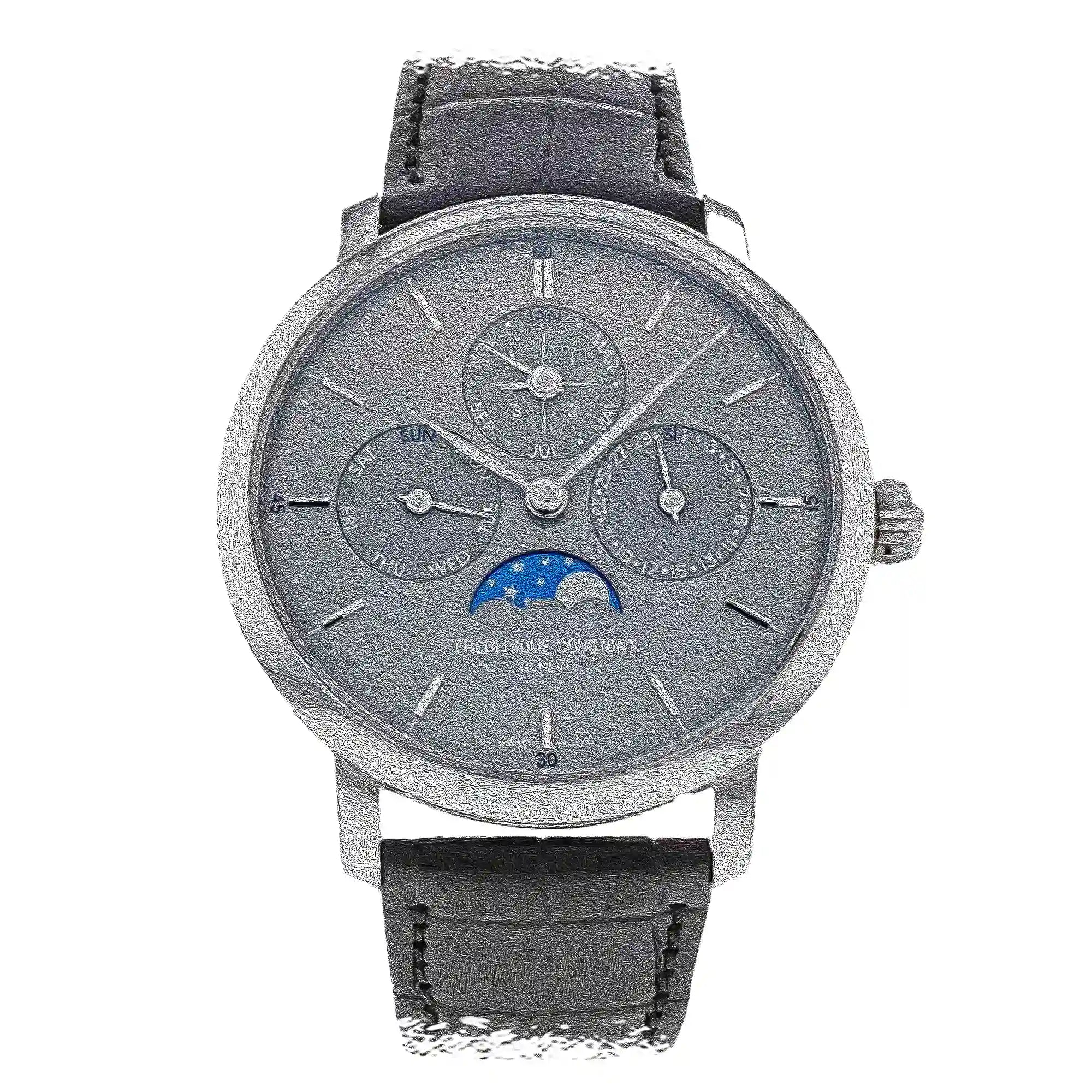 Frederique Constant Slimline Automatik Grau