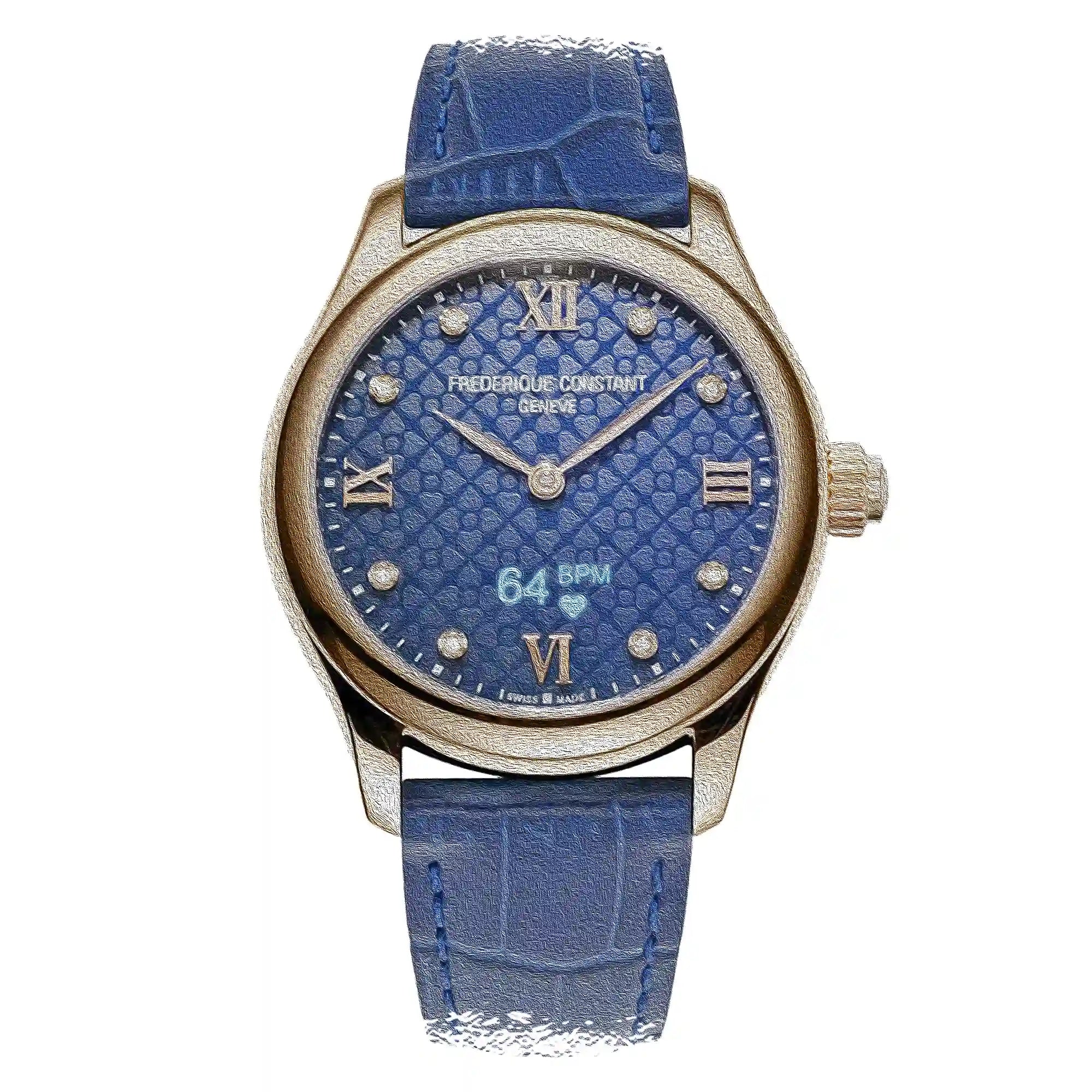 Frederique Constant Vitality Quartz Blue 36mm