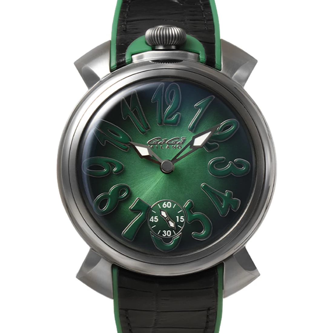 Gagà Milano Manuale Manual winding Green 44mm