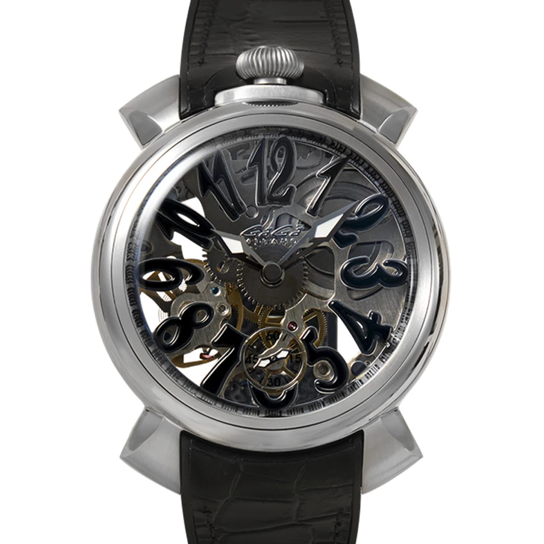 Gagà Milano Manuale Manual winding Skeletonized 44mm