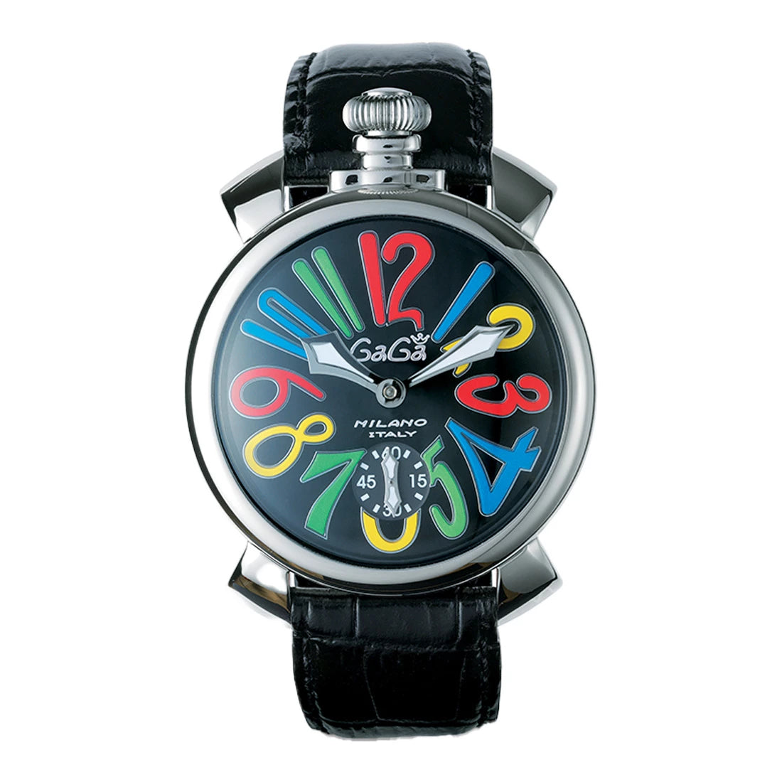 Gagà Milano Manuale Manual winding Black 48mm