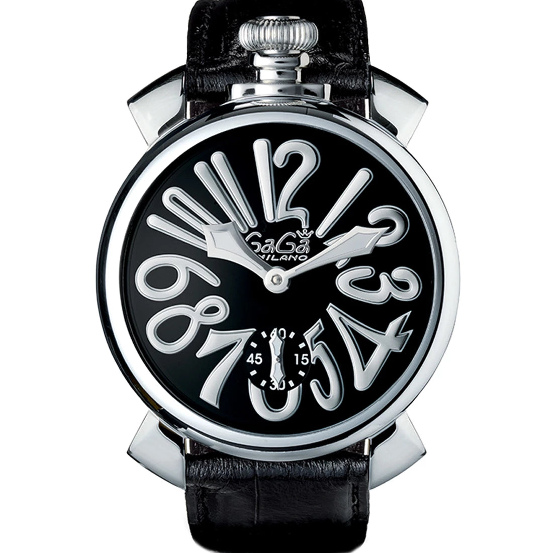 Gagà Milano Manuale Manual winding Black 48mm