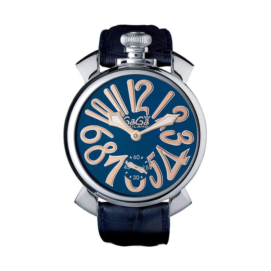 Gagà Milano Manuale Manual winding Blue 48mm