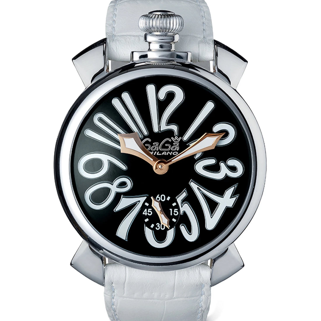 Gagà Milano Manuale Manual winding Black 48mm