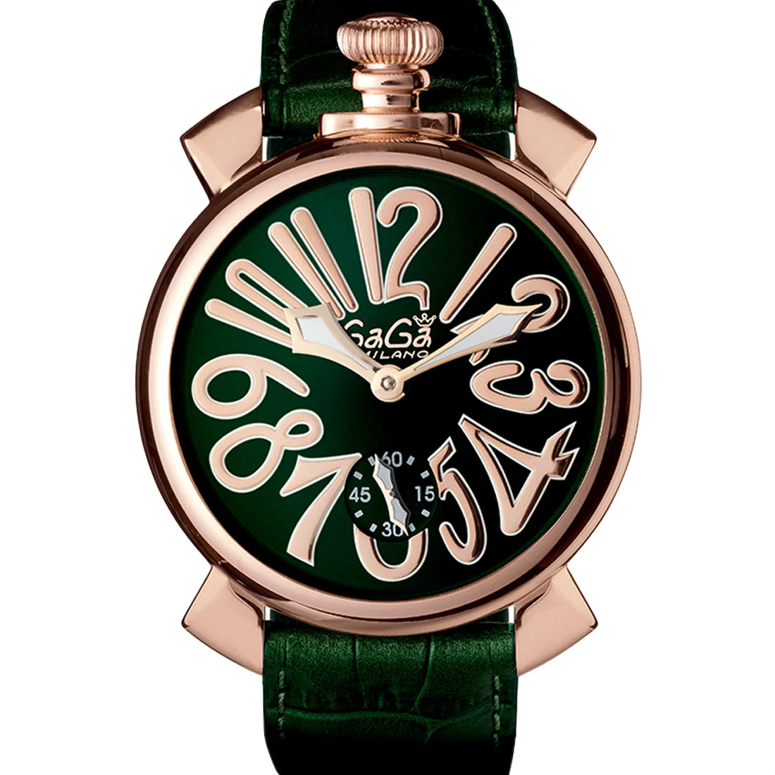 Gagà Milano Manuale Manual winding Green 48mm
