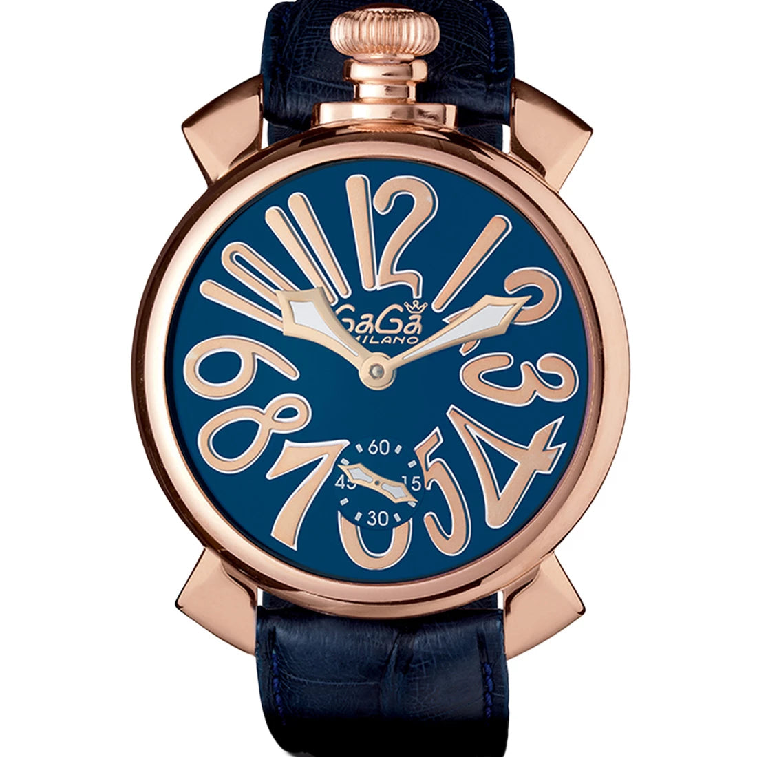 Gagà Milano Manuale Manual winding Blue 48mm